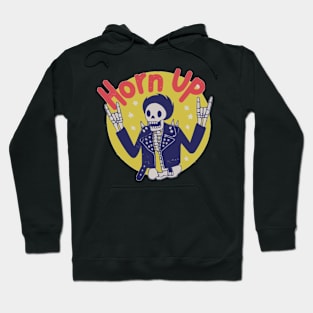 Skeleton Finger Horn Up! Hoodie